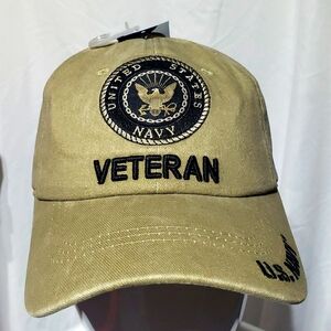 MILITARY U.S. NAVY VETERAN Hat